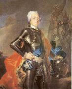 Louis de Silvestre Portrait of Johann Georg, Chevalier de Saxe Spain oil painting artist